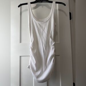 White Women's Scoop Neck Tank Top - Old Navy small maternity